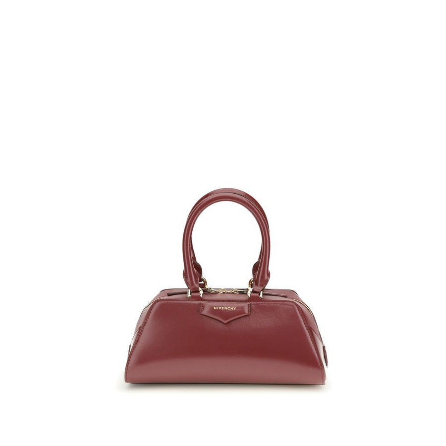 Givenchy 100% Calf Leather Bos Taurus top handle bag in red