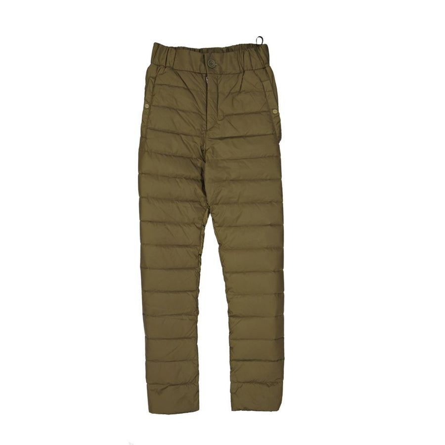 Herno 100% Polyamide; Padding: 80% down jogger pants in khaki