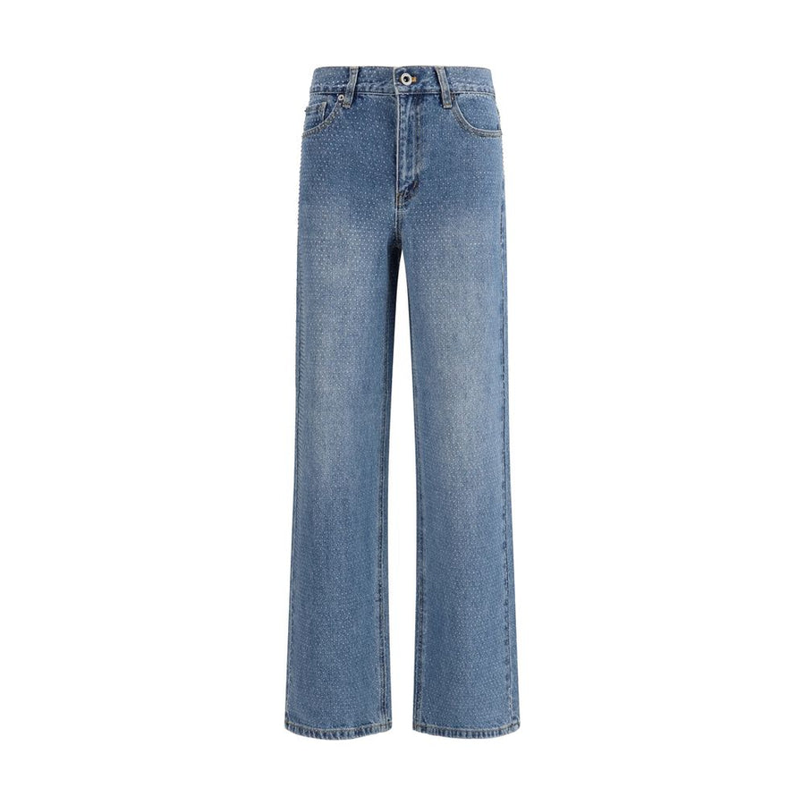 Self-Portrait 100% Cotton jeans in blue