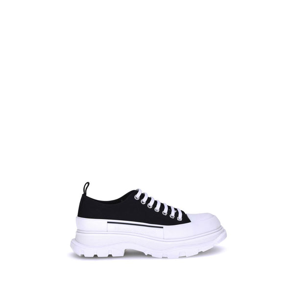 Alexander McQueen 100% Canvas sneaker in black