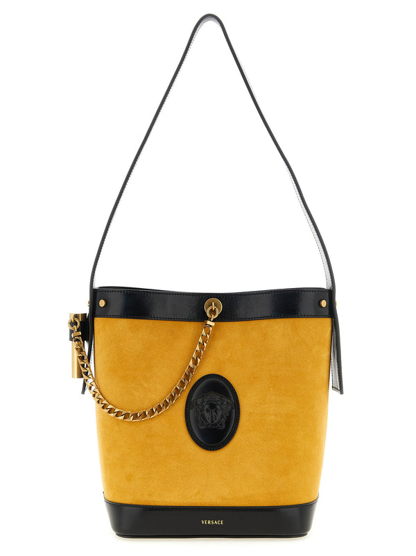 حقيبة دلو Versace بيفوت — أصفر