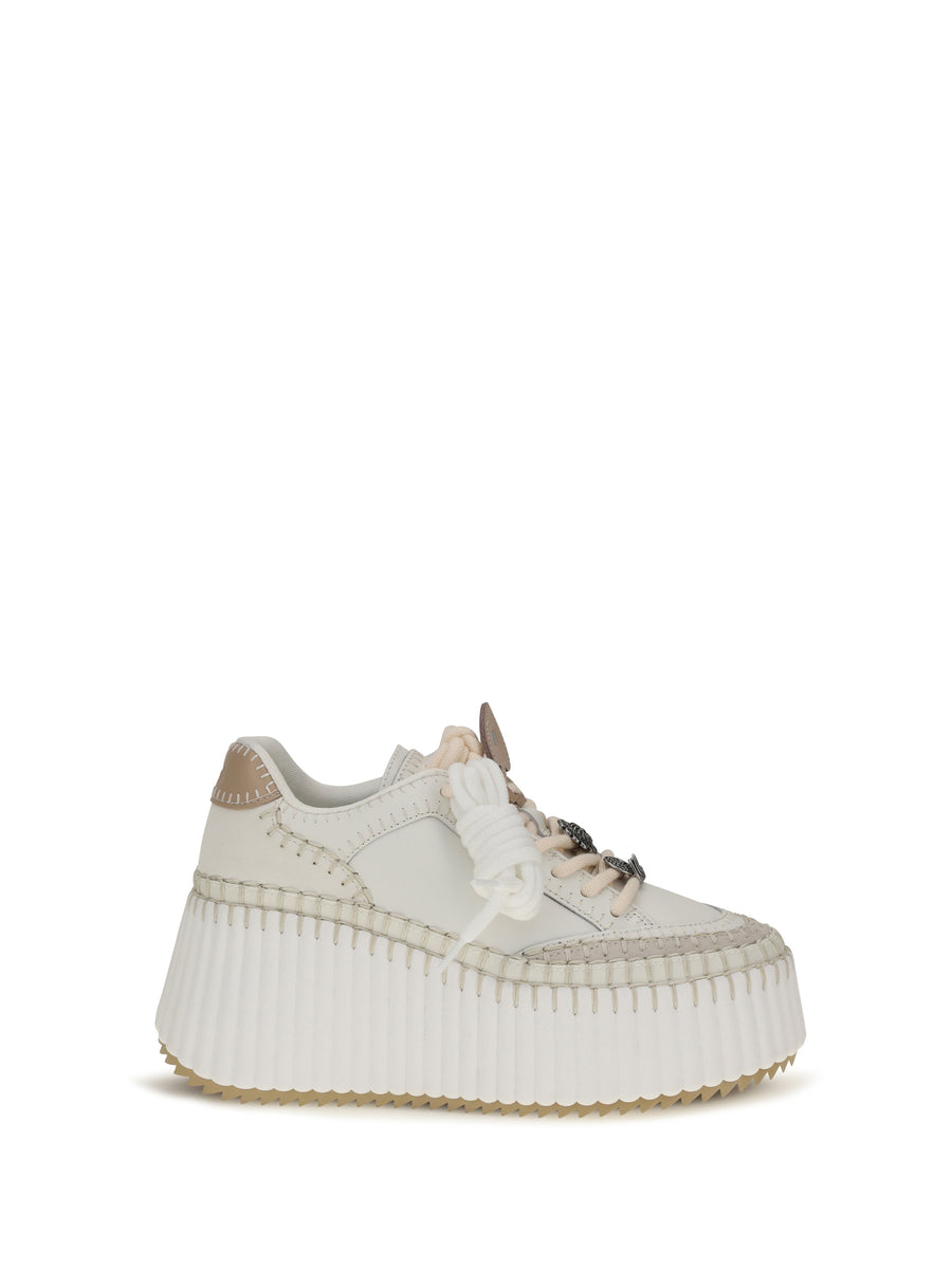 Nama Platform Sneakers Lovely White