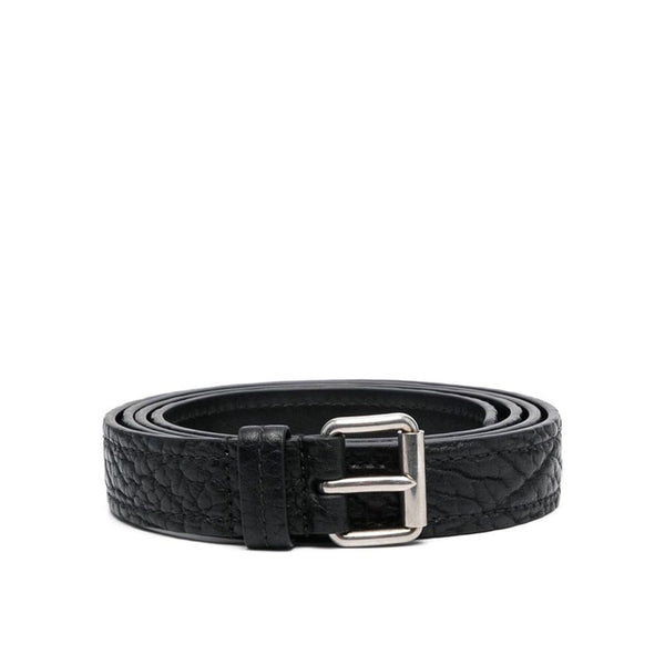 Prada 100% calf leather belt in black