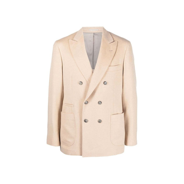 Brunello Cucinelli 100% wool blazer in beige