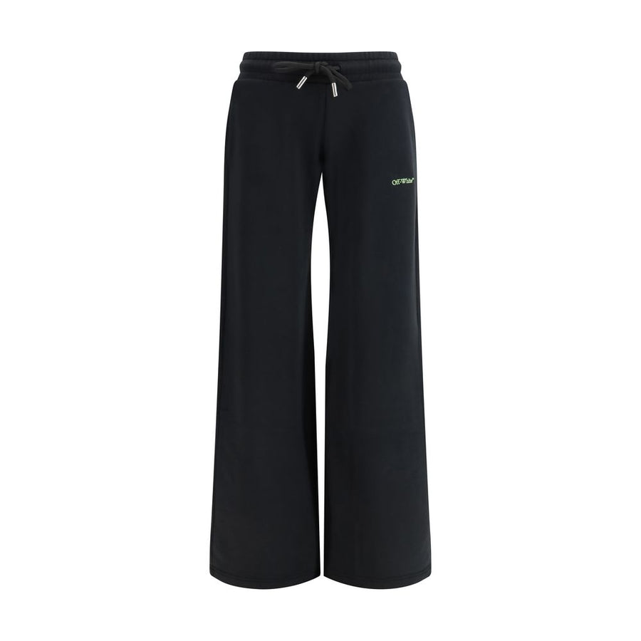Off-White 100% Cotton joggers in black
