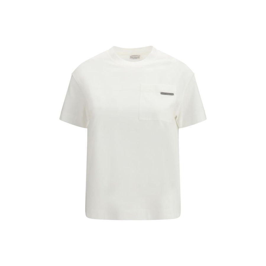 Brunello Cucinelli 100% Cotton t-shirt in white