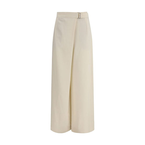 Brunello Cucinelli 72% Viscose 28% Linen trousers in beige