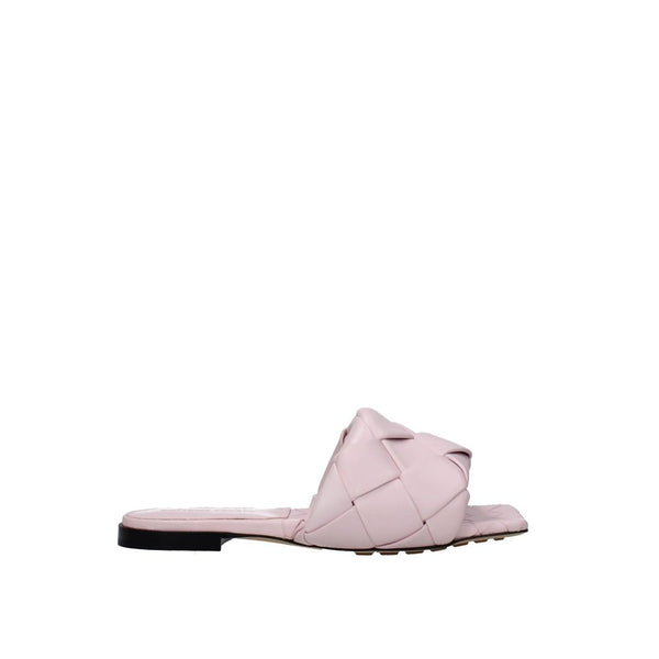 Bottega Veneta 100% calf leather upper sandal in pink