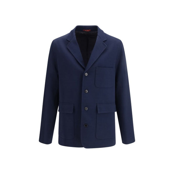 Gucci 100% Cotton blazer in navy
