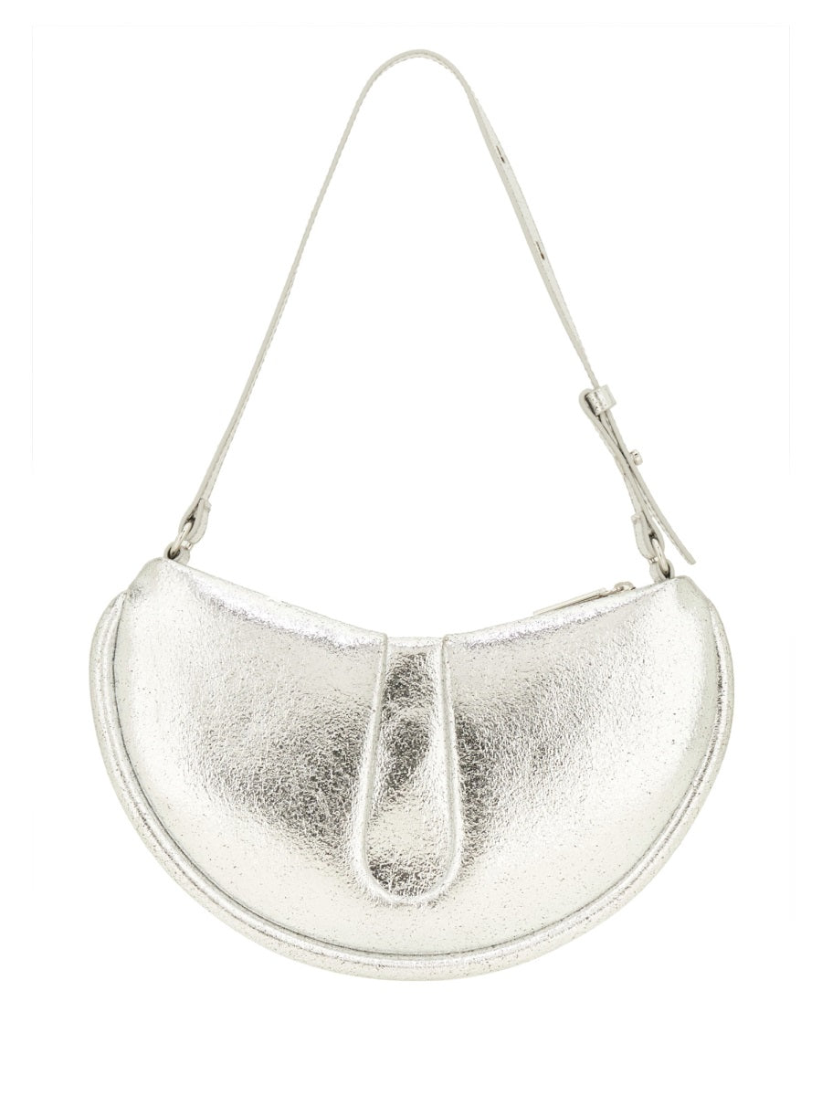Bag Ebe Silver Palm Fiber Shoulder