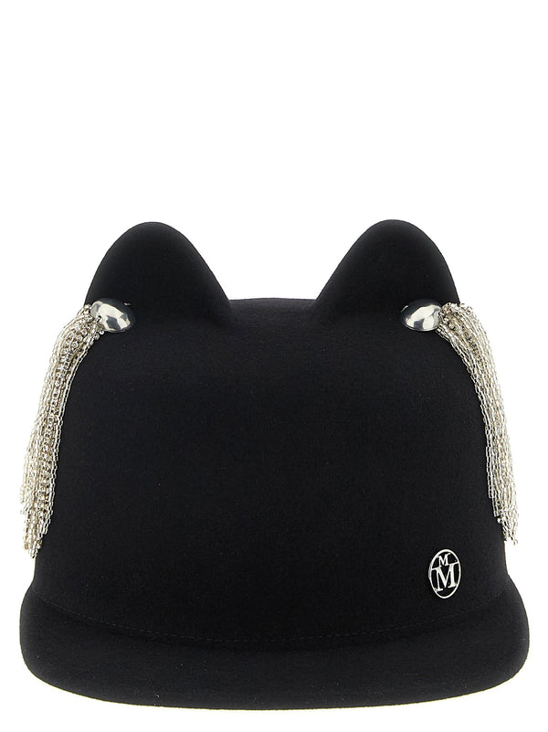 Maison Michel hat in black