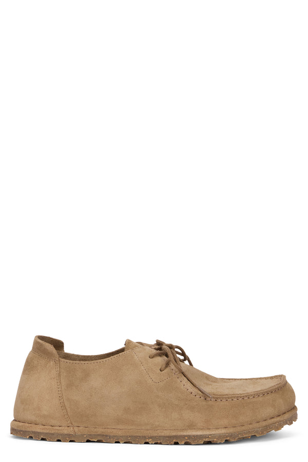 Loafers Utti Lace Suede Grey Taupe Leather