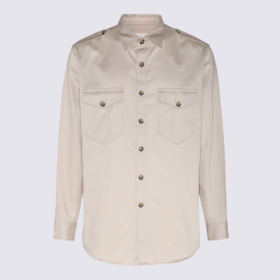 Marant 100% Cotton shirt in beige