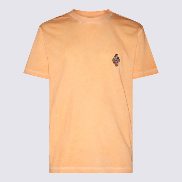 Marcelo Burlon 100% Cotton t-shirt in orange