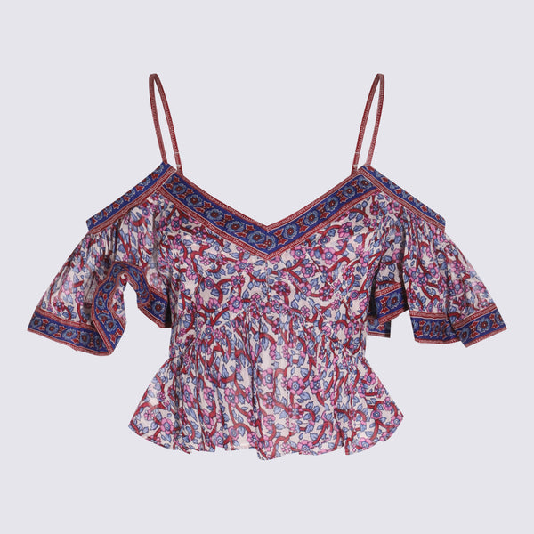 Marant Etoile 100% Cotton blouse in multicolor