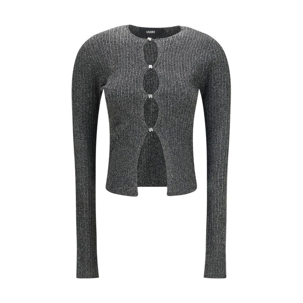Amiri 74% Viscose cardigan in black
