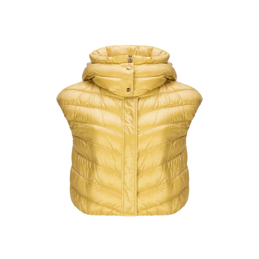 Herno 100% Polyamide; padding: 90/10 goose down and feathers vest in yellow