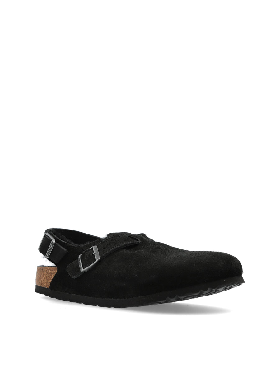 Birkenstock Suede mule in black