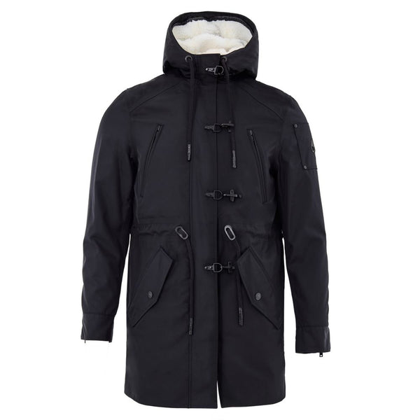 Moose Knuckles 74% Nylon coat in black