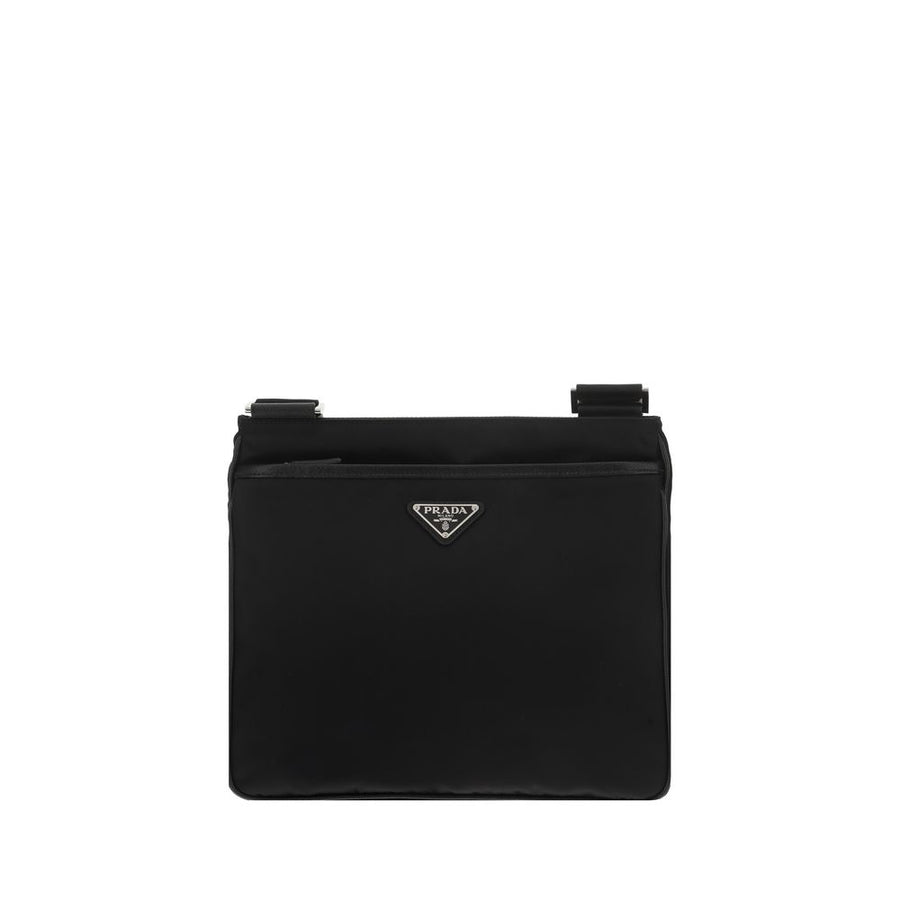 Prada 100% Nylon shoulder bag in black