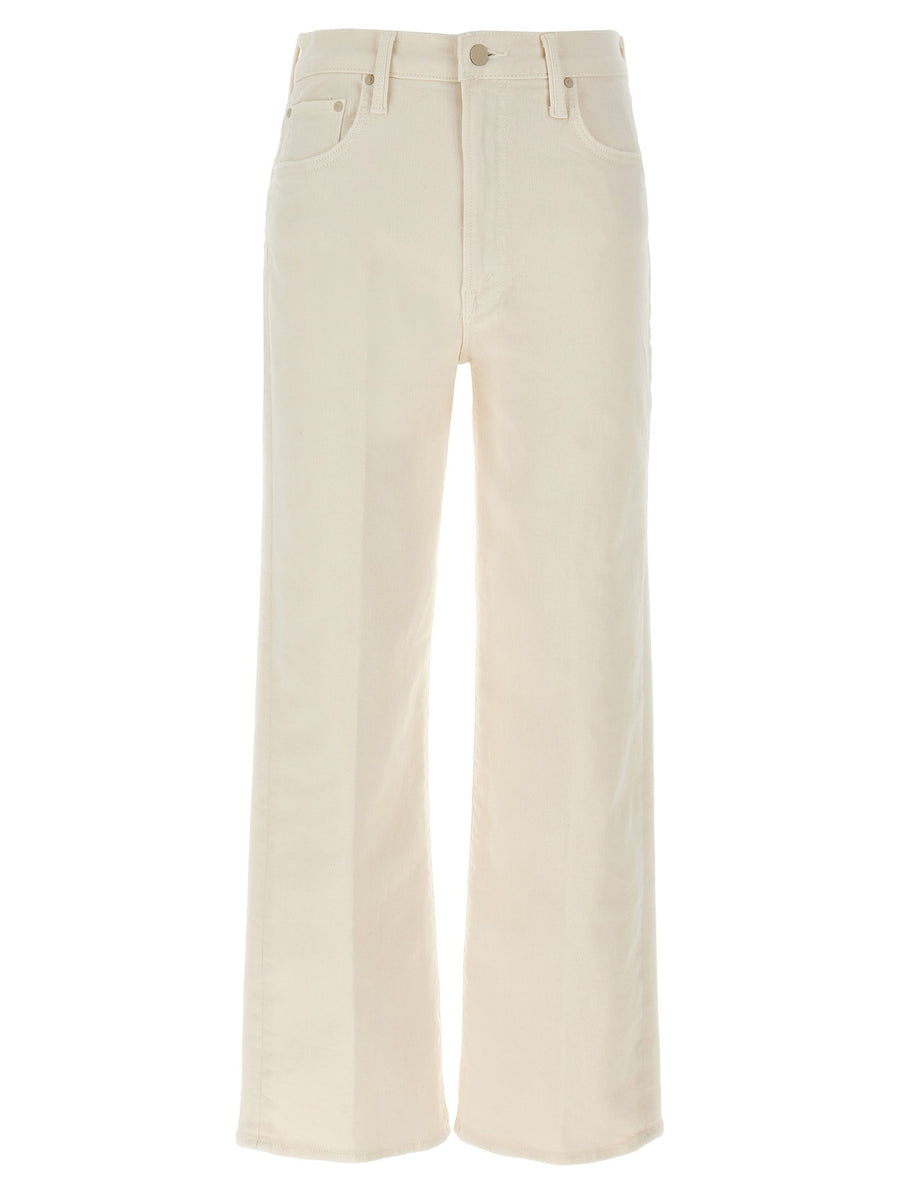 Mother Rambler Jeans — Cream