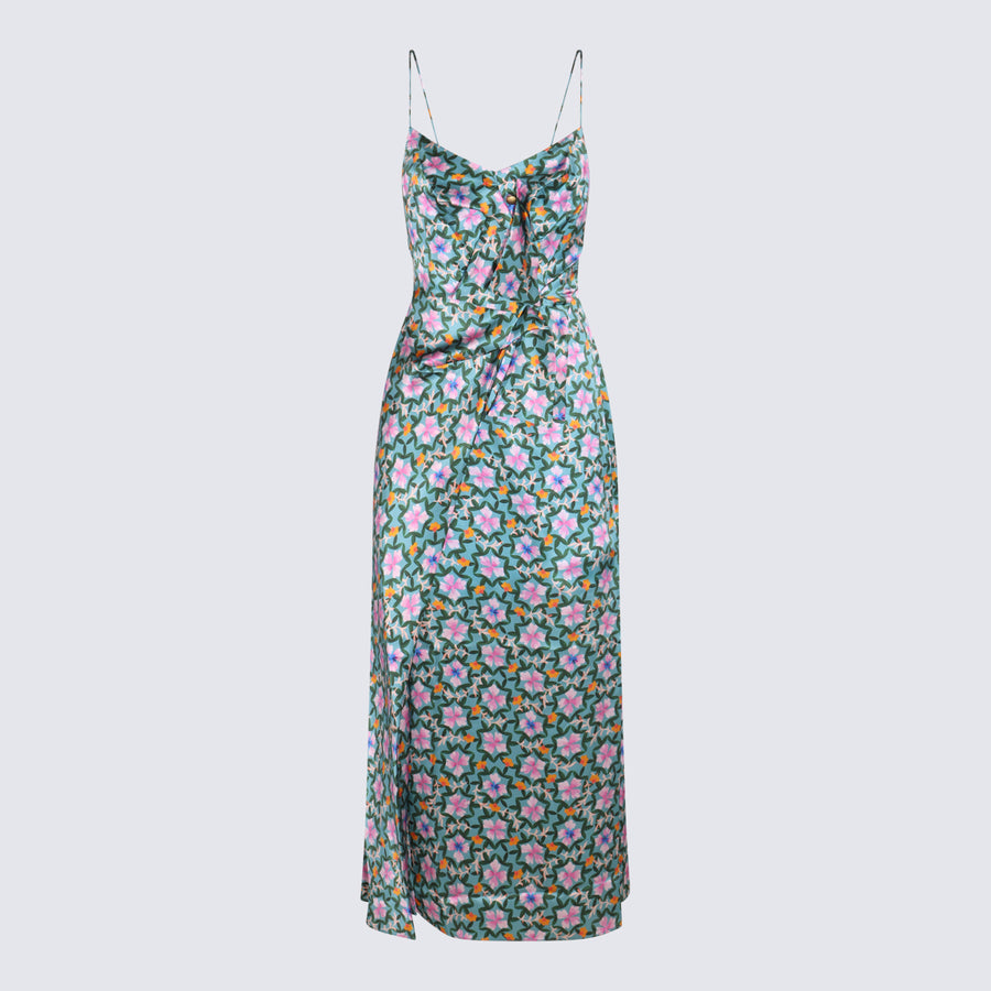Saloni 100% Polyester dress in multicolor
