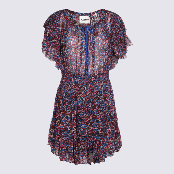 Marant Etoile 100% Viscose dress in multicolor