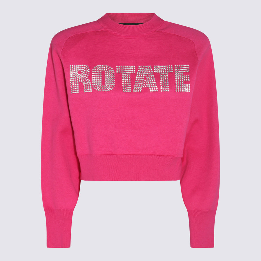Rotate 95% Cotton sweater in pink