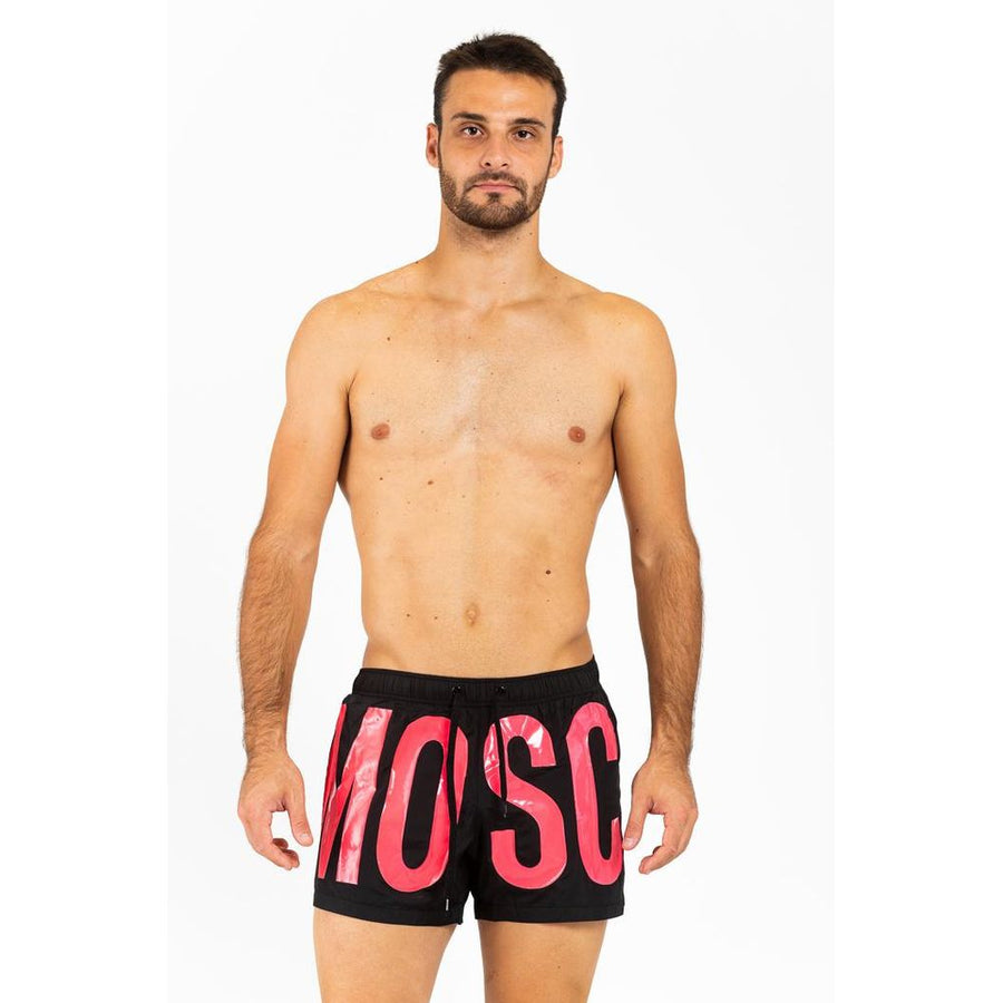 Moschino 100% Polyester swim shorts in pink