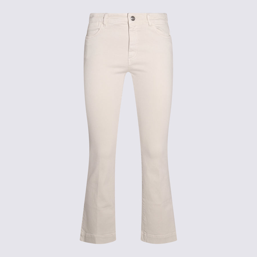 Sportmax 99% cotton jeans in beige