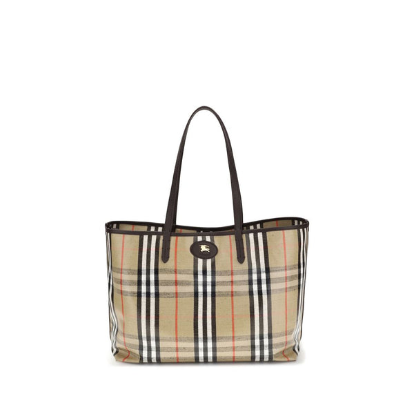 Burberry 69% Cotton tote bag in multicolor