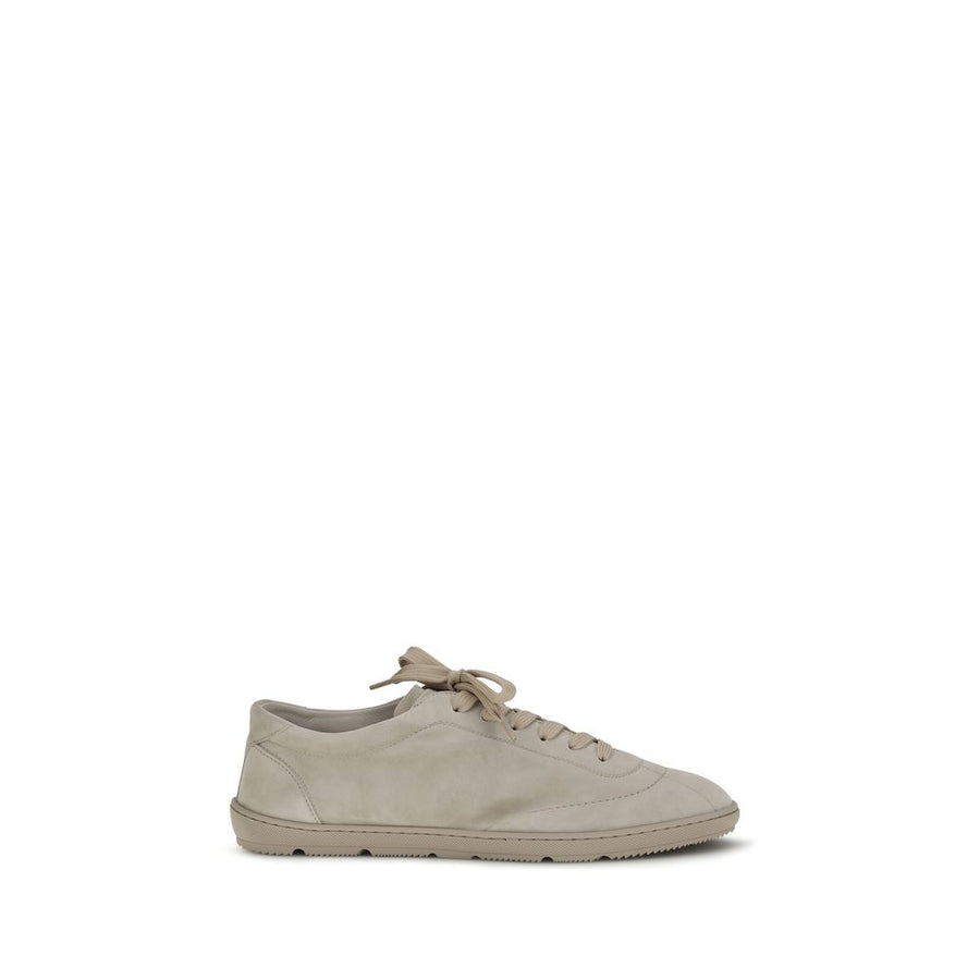 Brunello Cucinelli UPPER 100% Calf Leather Bos Taurus SOLE 100% Rubber sneaker in beige