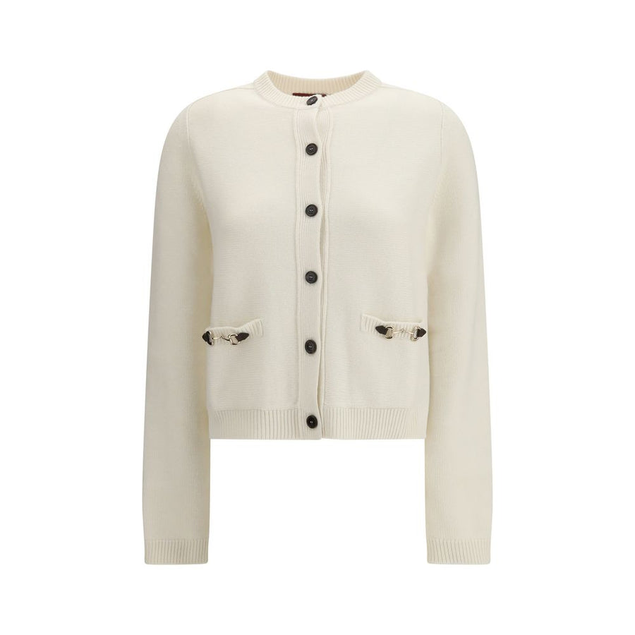 Gucci 70% Wool cardigan in beige