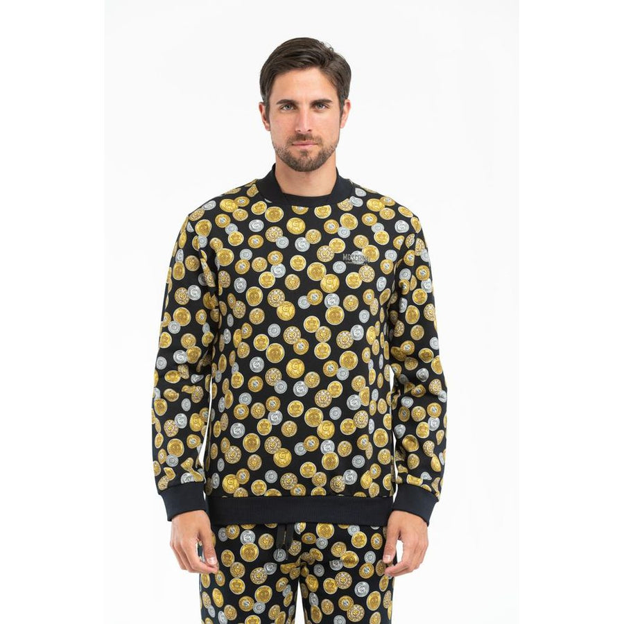 Moschino 95% Cotton sweatshirt in black