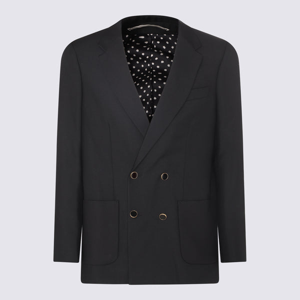 Pt Torino 87% Wool blazer in black