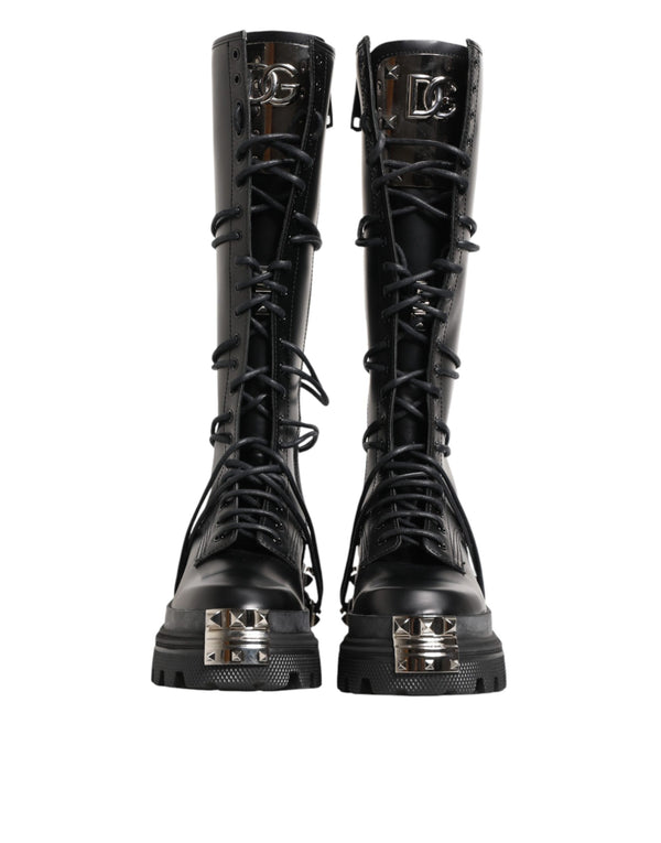 Dolce & Gabbana Leather boot in black