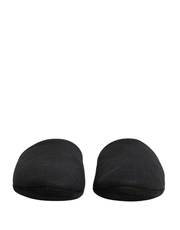 Dolce & Gabbana Wool slipper in black