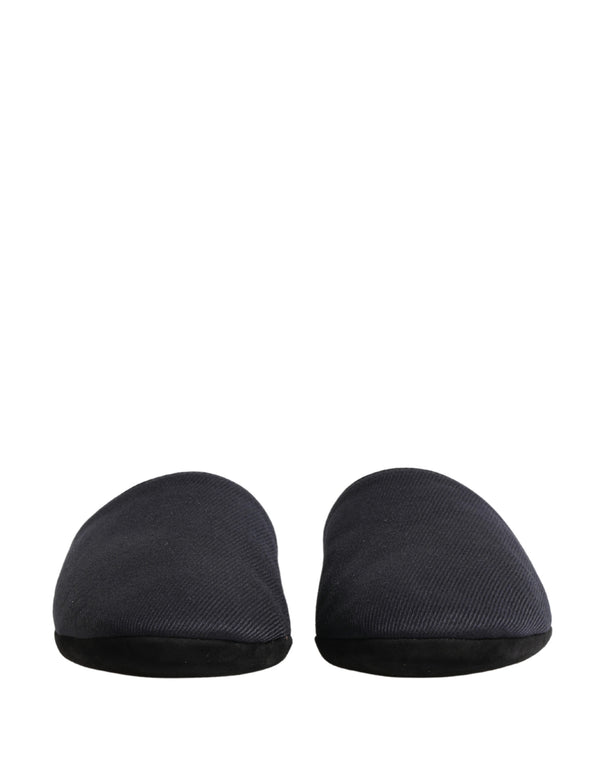 Dolce & Gabbana Wool slipper in navy