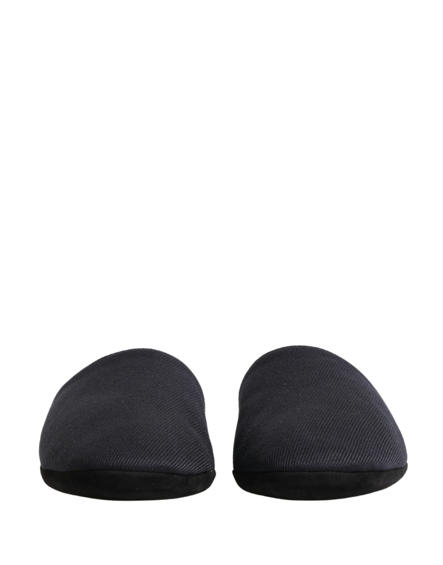Dolce & Gabbana Wool slipper in navy