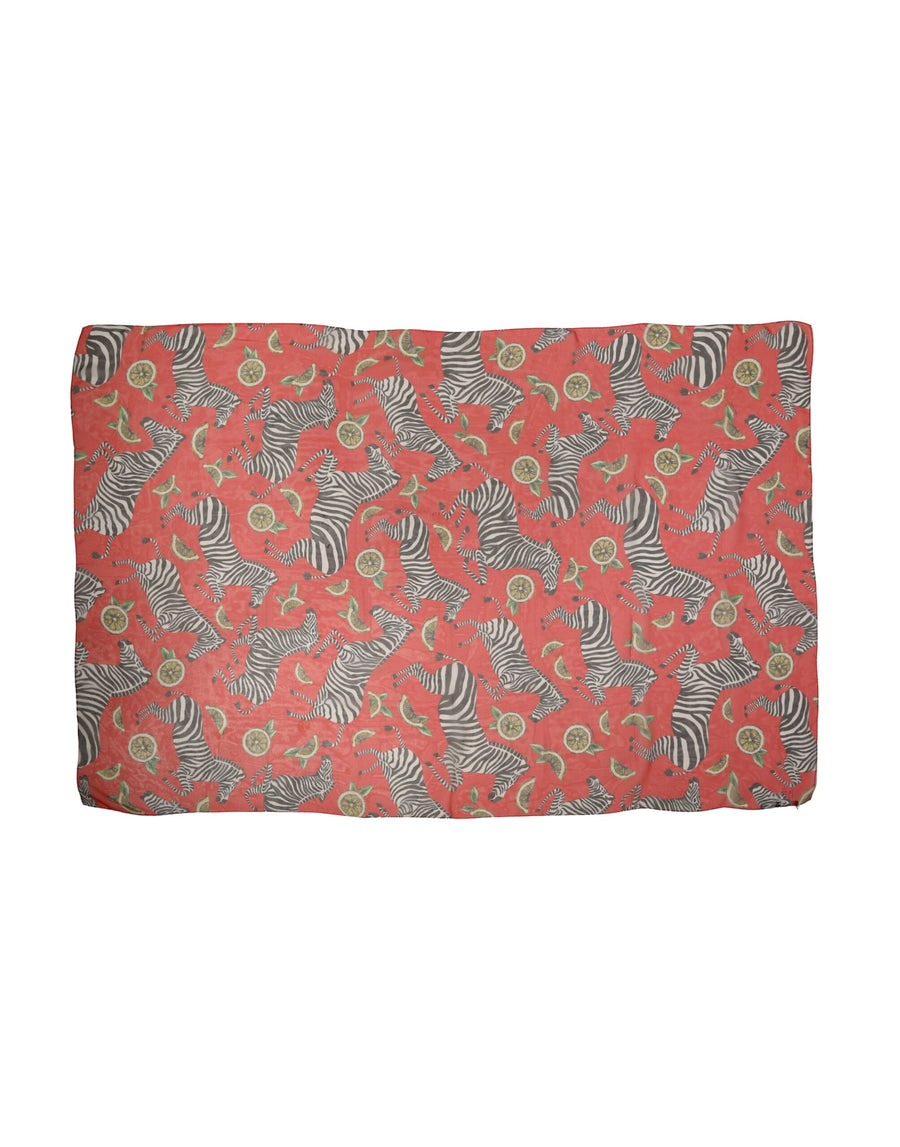 Dolce & Gabbana 100% Silk shawl in red