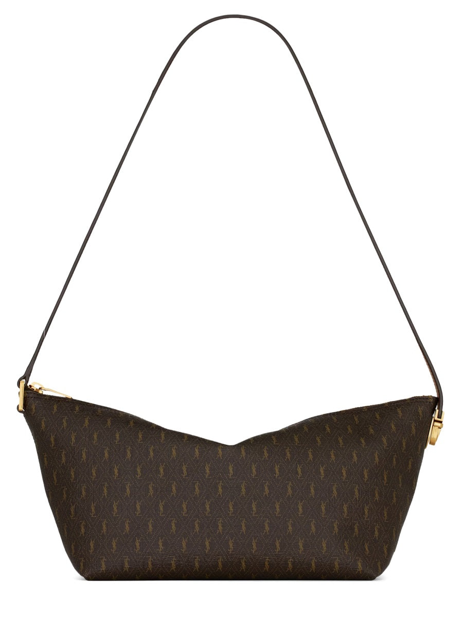Shoulder Bag Le Monogramme Grey Leather Bovine