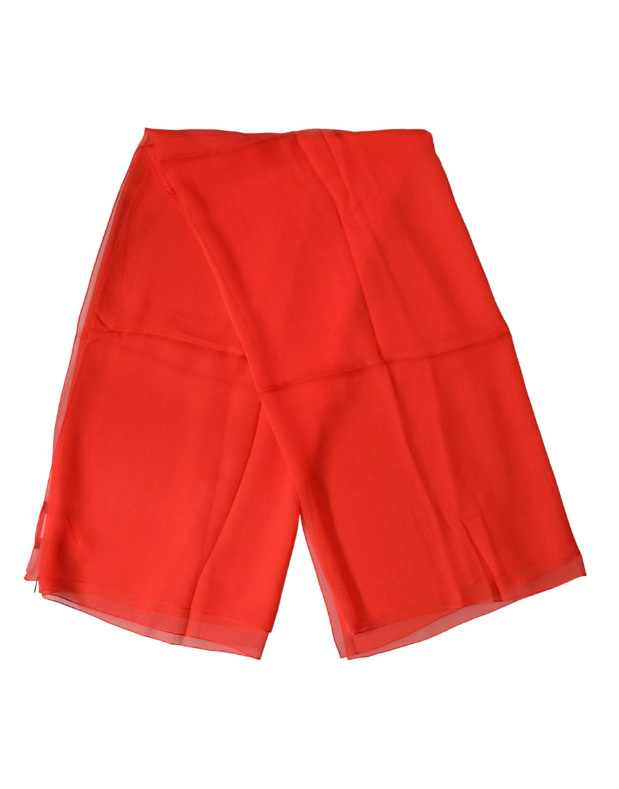 Dolce & Gabbana 100% Silk scarf in red