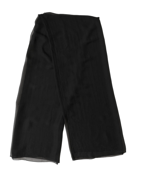 Dolce & Gabbana 100% Silk shawl in black