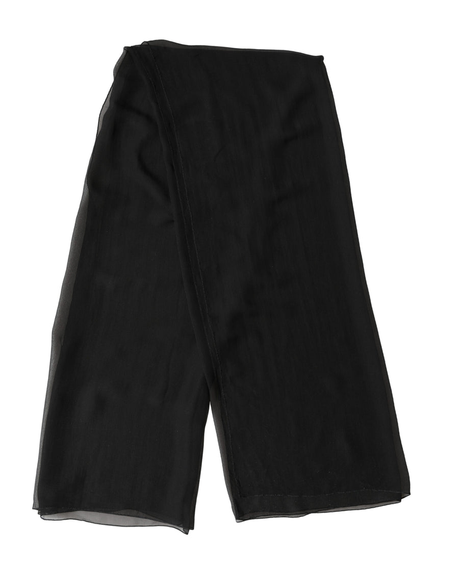 Dolce & Gabbana 100% Silk shawl in black