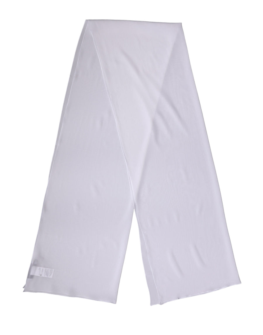 Dolce & Gabbana 92% Silk 8% Elastane scarf in white