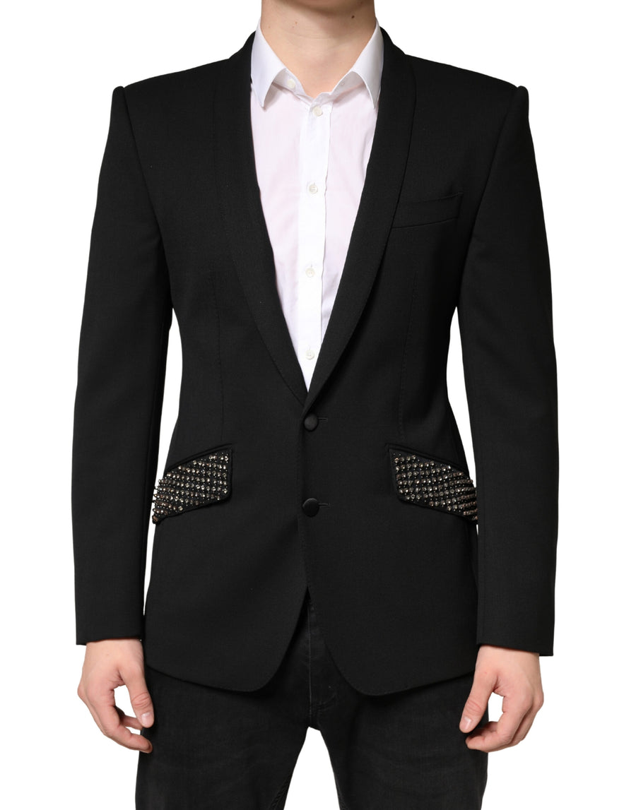 Dolce & Gabbana 83% Virgin Wool blazer in black