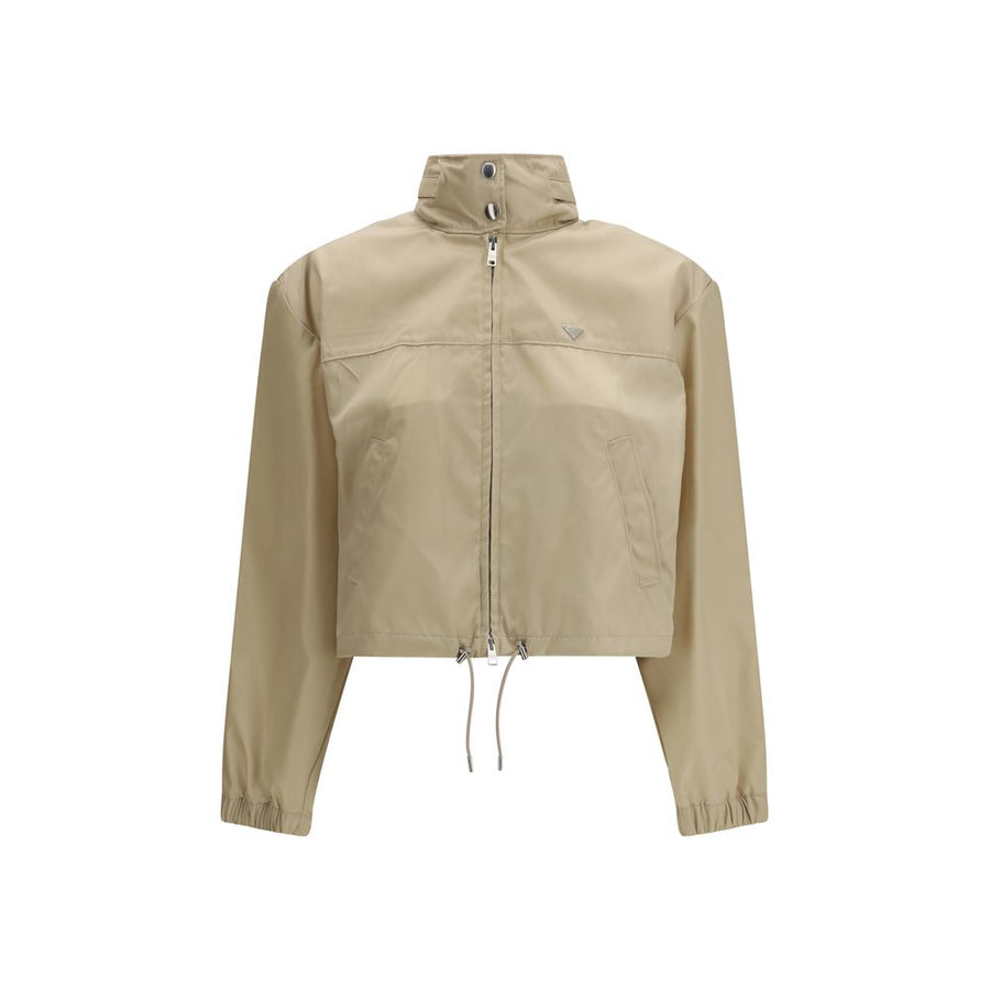 Prada 100% Recycled Polyamide jacket in beige