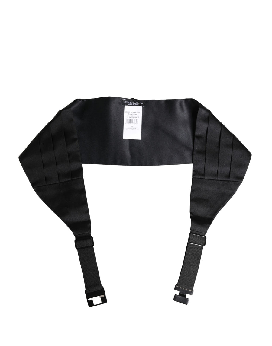 Dolce & Gabbana 100% Silk belt in black