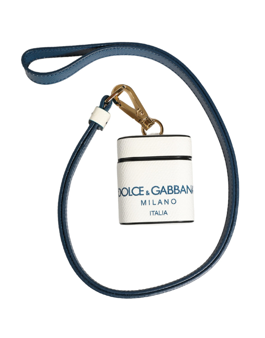 Dolce & Gabbana 100% Calf Leather case in white