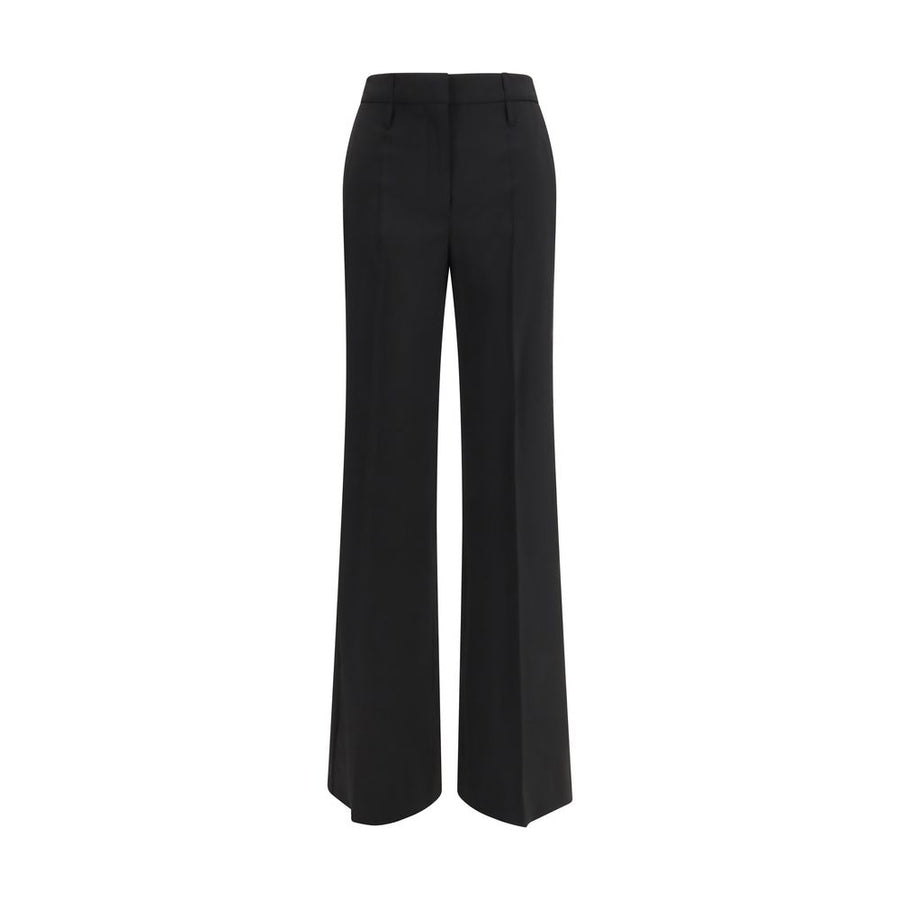 Max Mara 100% Fleece Wool trousers in black